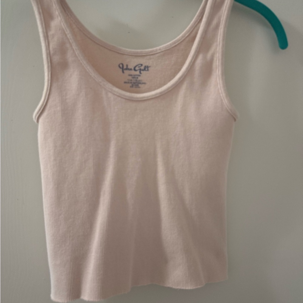 John Galt Cream Tank Top